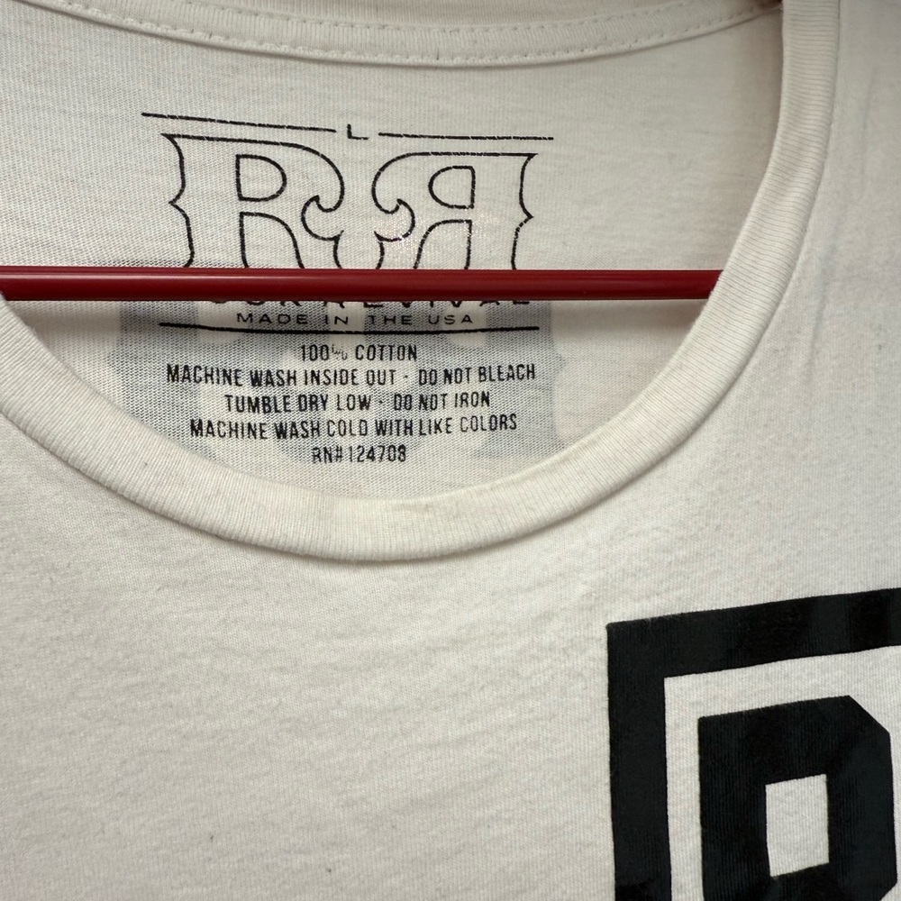 Men’s Rock Revival White Cotton Shirt